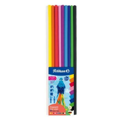 Pelikan Krepppapier 50x200cm Set in 10 Farben