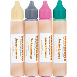 buttinette Sockenbremsen "Pastell", 4x 30 ml