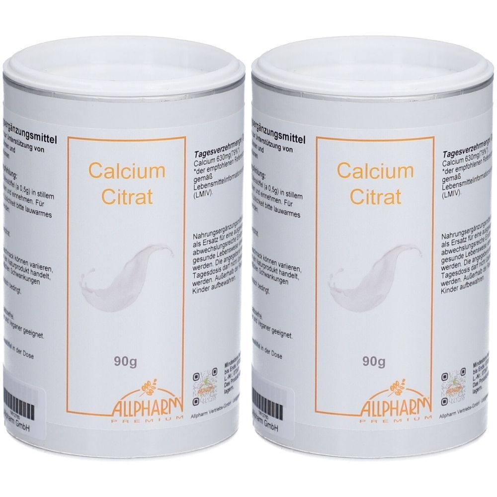 Calciumcitrat Allpharm Premium Pulver 2x 2x90 g