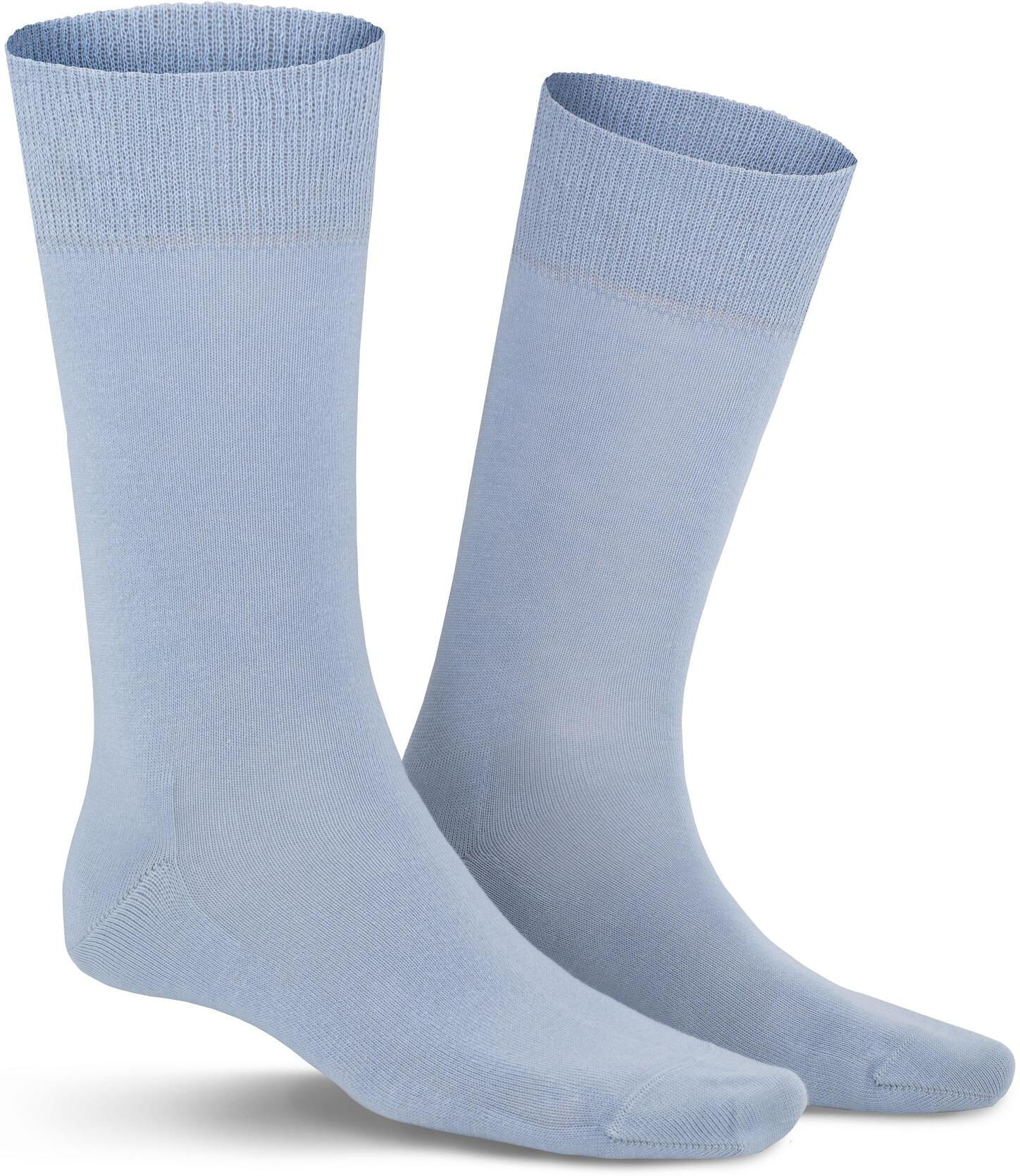 Socken KUNERT "RICHARD", Herren, Gr. 47-50, Sockengrösse, blau (light, blau), Baumwollmischung, normal, Socken Socken, druckfreier Komfortbund, weich, sportlicher Look light, blau 47-50, Sockengrösse