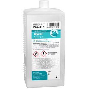 Myxal Desinfektionsmittel 13743003, SEPT Gel, Händedesinfektionsgel, alkoholisch, Flasche 1 Liter
