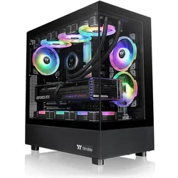 Thermaltake View 270 TG (ATX, E-ATX, mATX, Mini-ATX), PC Gehäuse, Schwarz
