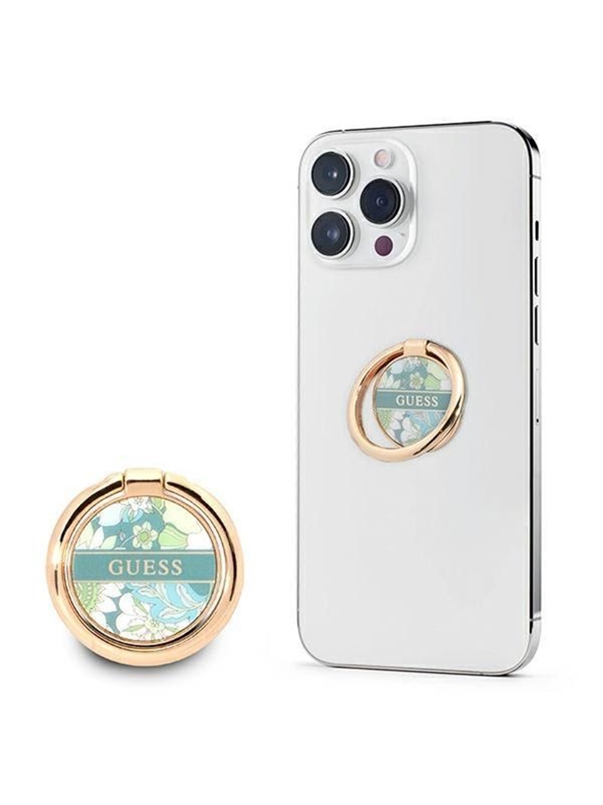GUESS Ring stand GURSHCHMAN green/green Flower