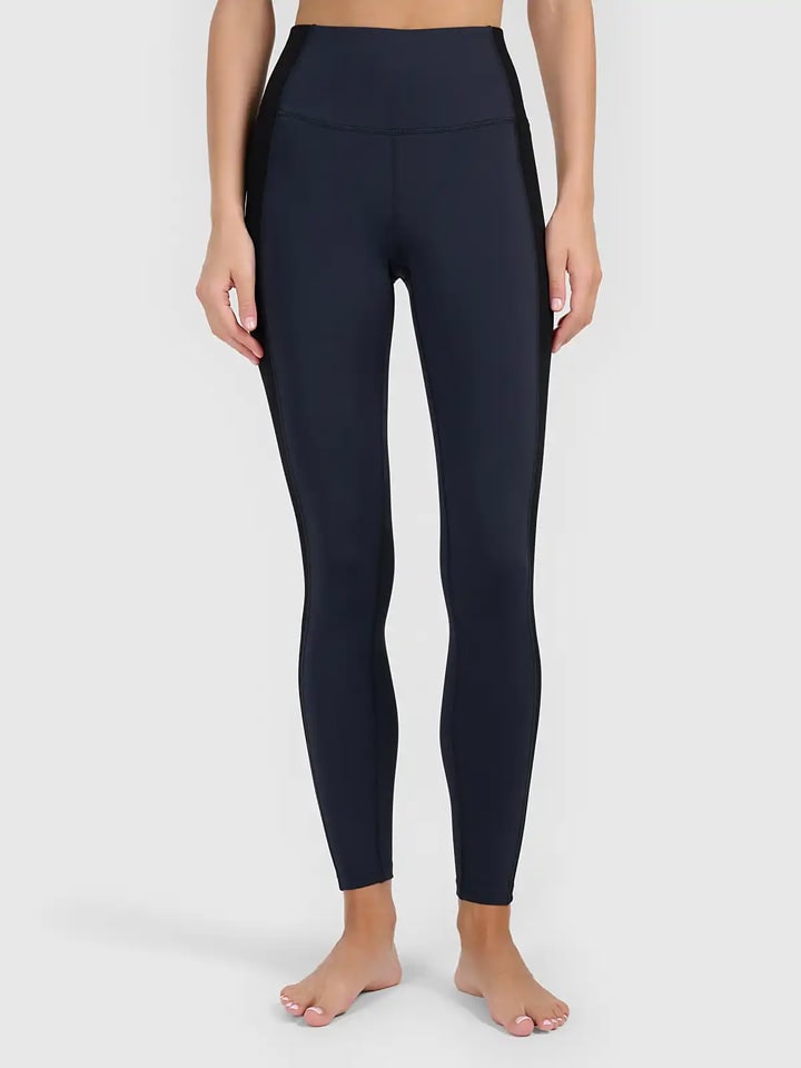 4F Trainingsleggings in Dunkelblau - M