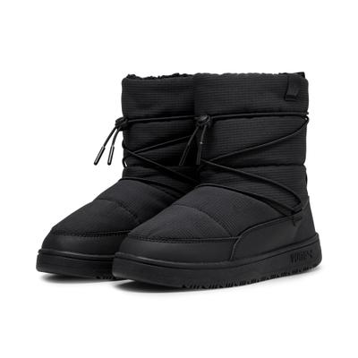 Winterboots PUMA "SNOWBAE WNS", Damen, Gr. 42,5, Textil, schwarz (puma schwarz, shadow gray), Schuhe Winterboots, Moonboots, Winterstiefel, wasserdicht,wärmend