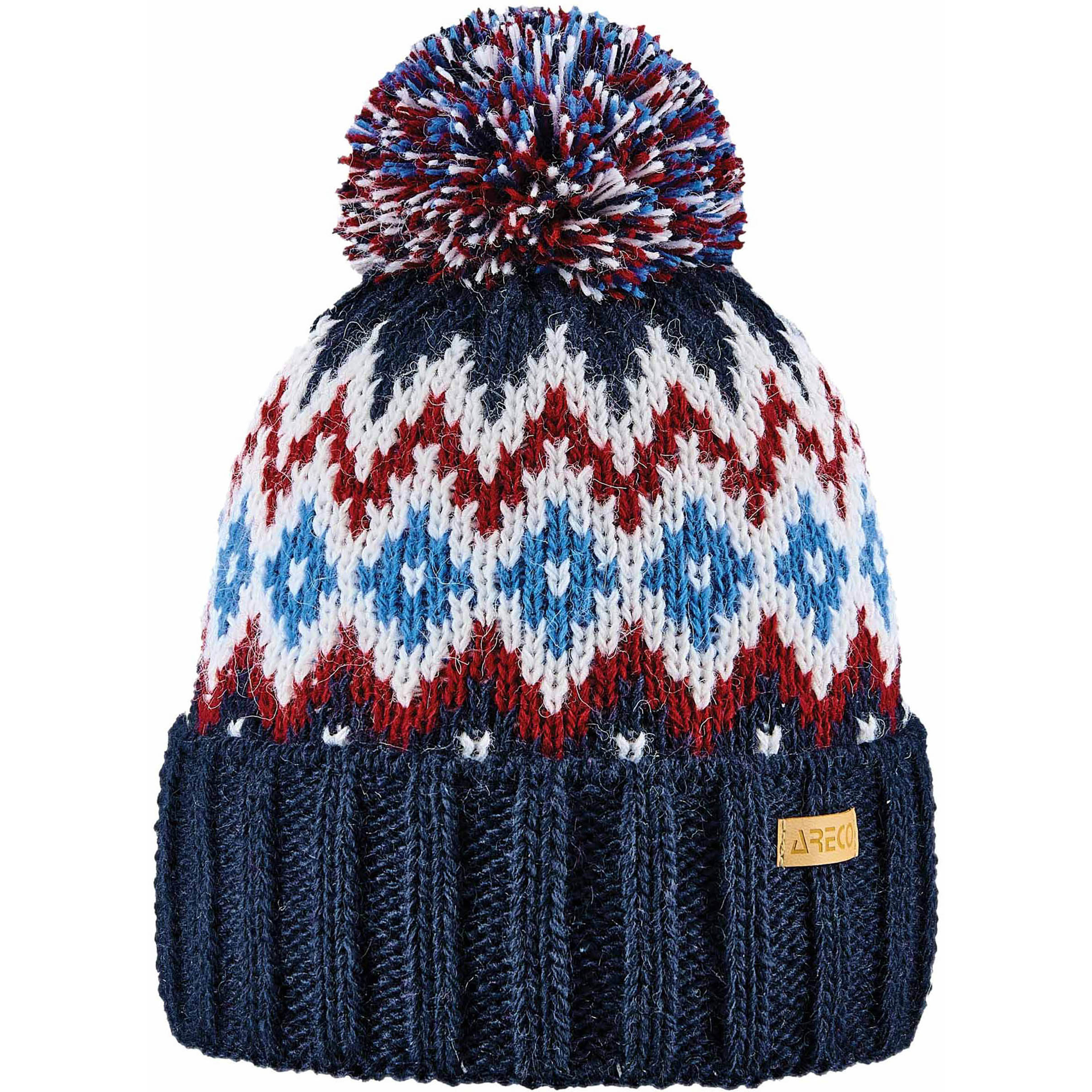 Areco Pudel Mützen & Beanies blau Lifestyle Atmungsaktiv