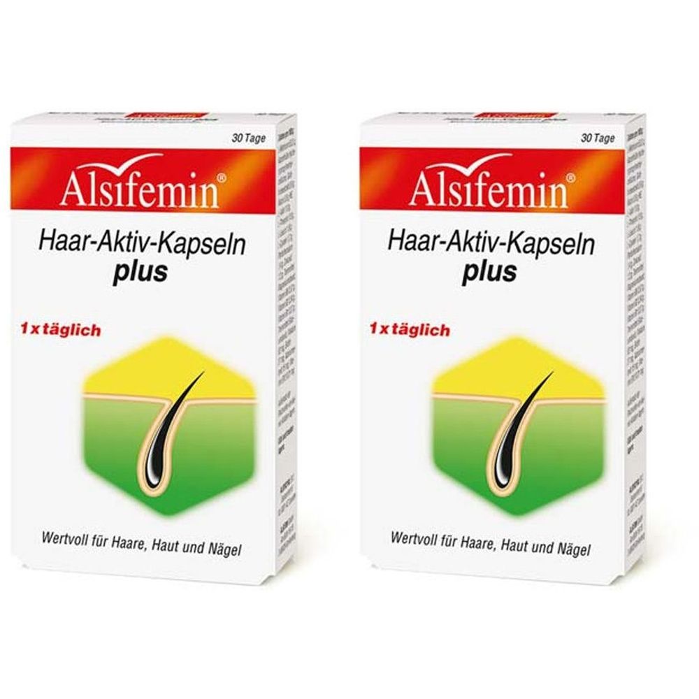 Alsifemin Haar-Aktiv-Kapseln plus 2x 2x30 St Kapseln