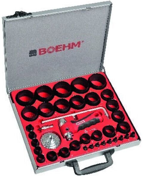 Boehm Ring-Stanzwerkzeug-Satz komplett im Behälter, Stanzbereich: 2-60mm (832100 2-60)