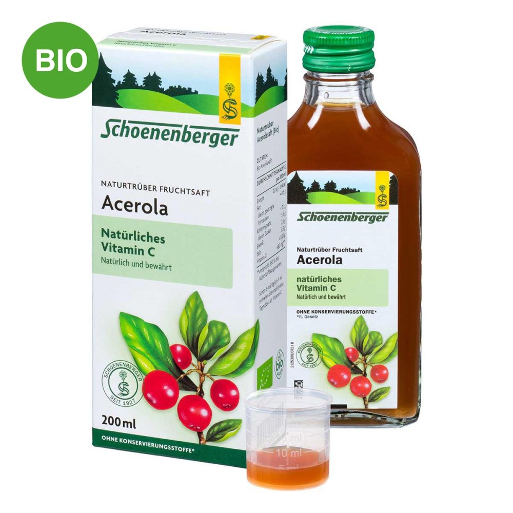 SALUS Pharma GmbH Schoenenberger naturtrüber Fruchtsaft Acerola 00692021