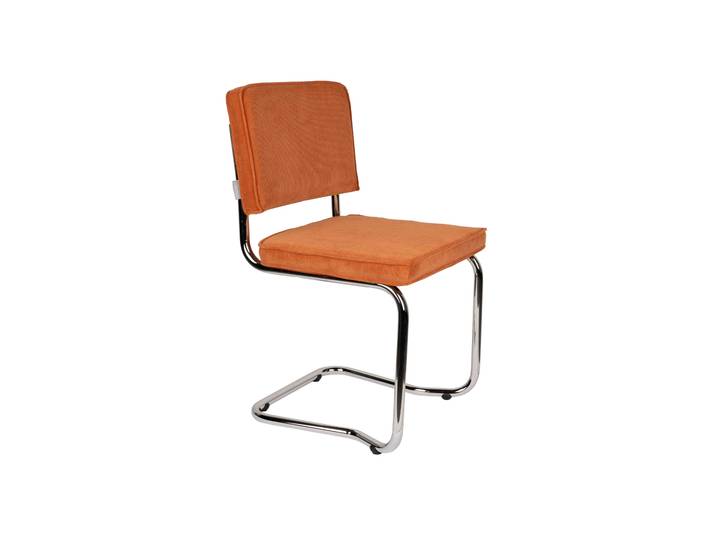 2er Set Zuiver Ridge Rib Kink Esszimmerstuhl Stahl/Polyester stapelbar