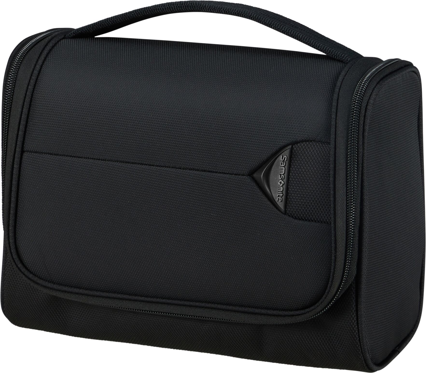 Kulturbeutel SAMSONITE "URBIFY", Damen, Gr. B/H/T: 26cm x 21cm x 13cm, schwarz, Textil, Taschen Kulturbeutel, Handgepäcktauglich, mit Reißverschluss am Hauptfach, mit Innentasche