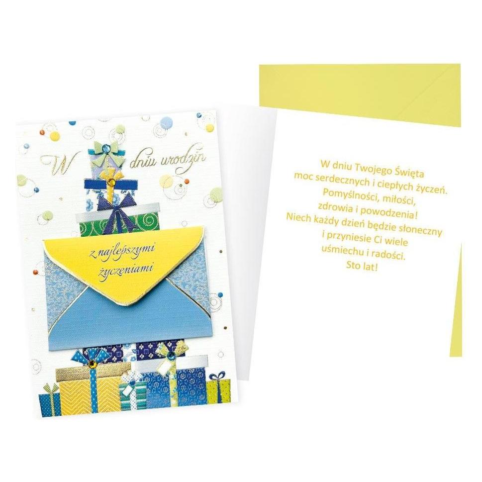 Kukartka Karte B6 Geburtstag (Geschenke) (1 Stk.) (48985580)