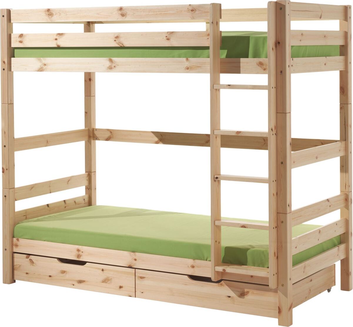 Etagenbett Karolina 210x105x182 Hochbett Massivholz natur