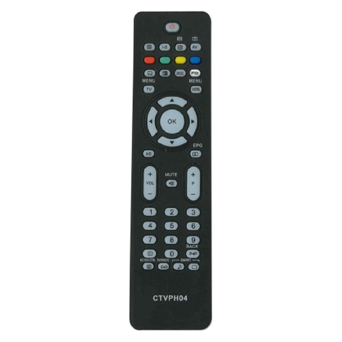 BigBuy Philips Universal Fernbedienung Schwarz (Universal Fernbedienung, Infrarot) (45268606)