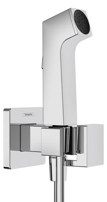 Hansgrohe doucheset 1jet E EcoSmart met douchekop, douchehouder en 125 cm doucheslang, chroom