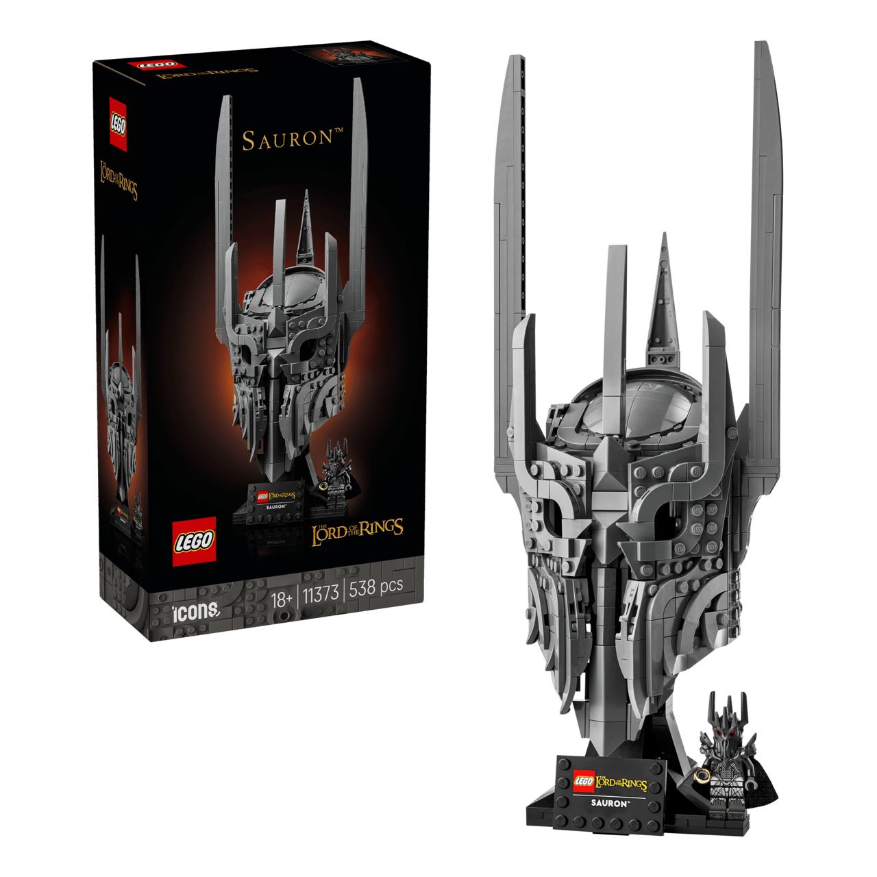 LEGO Icons 11373 Der Herr der Ringe: Saurons Helm