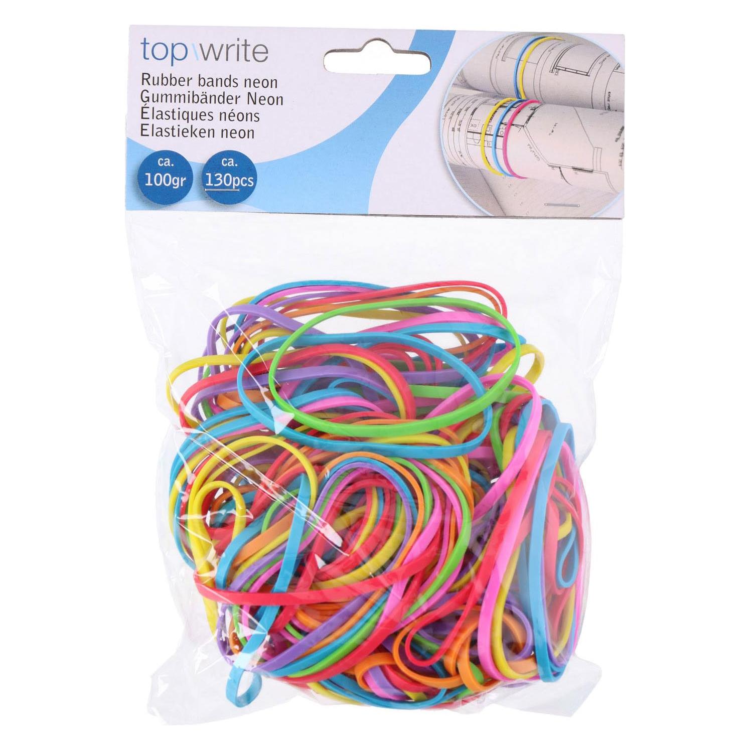 Topwrite Gummibänder 130 Stück (1 Stk.) (Q3001)