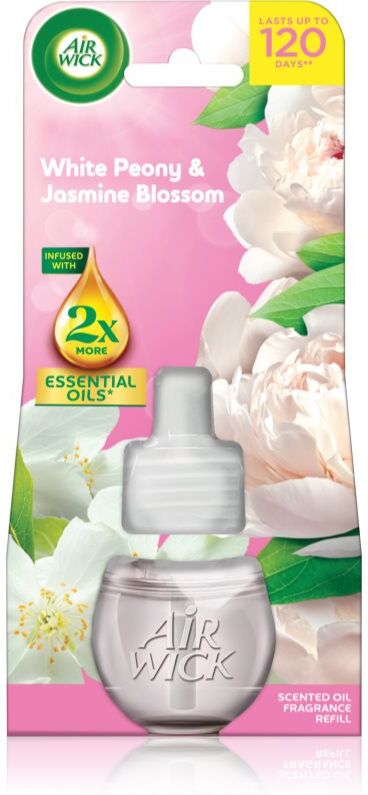 Air Wick Essential Oils White Peony & Jasmine Blossom electric diffuser refill 19 ml