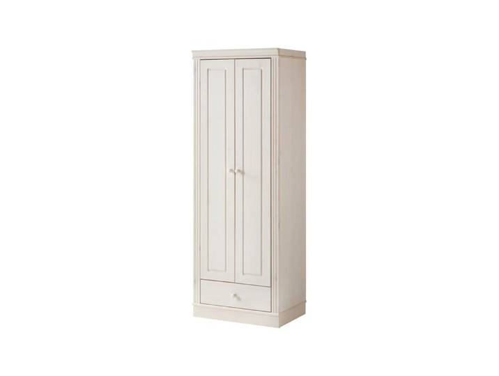 Anita-armoire En Pin Blanc Avec Deux Portes Et Un Tiroir