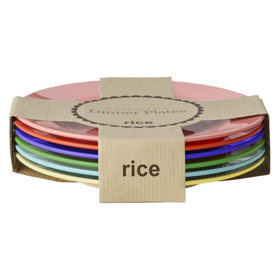 Rice Melamine Round Dinner Plates (MELRP-6ZSS26)