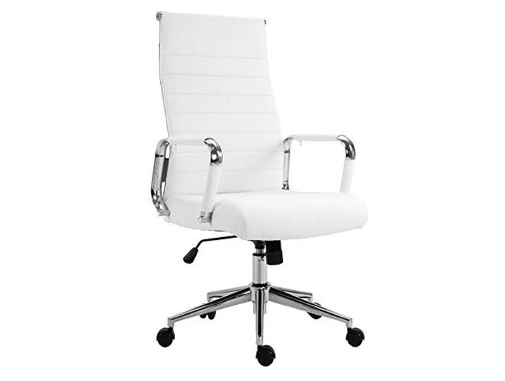 SVITA Office Comfort Bürostuhl Drehstuhl Chefsessel Schreibtischstuhl Kunstleder Weiß