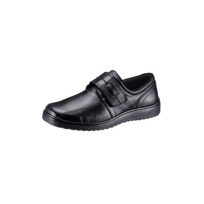 Klettschuh AIRSOFT, Herren, Gr. 43, schwarz, Glattleder, Schuhe Klettschuh