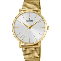 Festina Quarz Damen Boyfriend F20476/1 - weiß,gold - 38.0mm