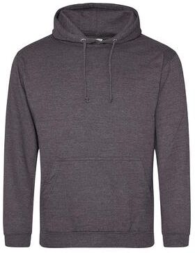 Just Hoods By AWDis JHA001 Aw Dis Pullover Hoodie in Charcoal size 4XL   Ringspun Cotton