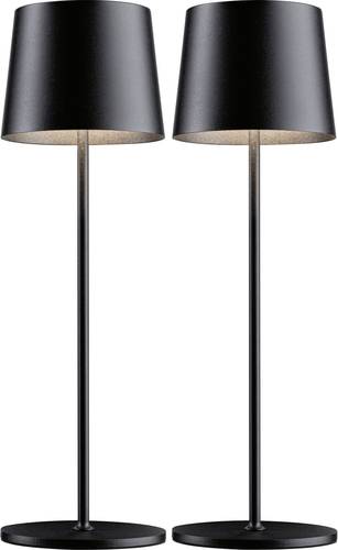 Paulmann 4064161334714 Gilo LED-Akku-Tischlampe 2.8W Schwarz (matt)