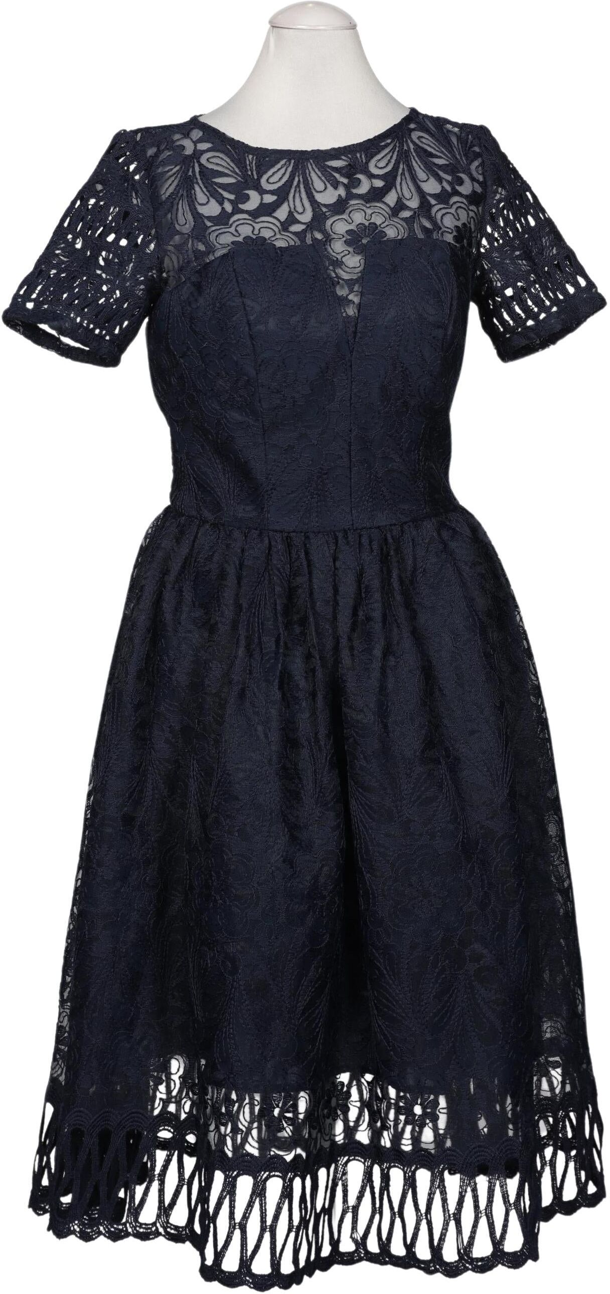 Chi Chi London Damen Kleid, Marineblau, Gr. XS (UK 6), Synthetik - Second Hand