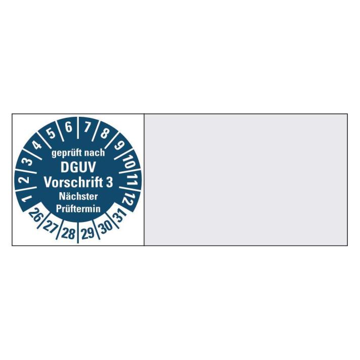 Hein 190452 Kabelprüfplakette DGUV Vorschrift (190452)