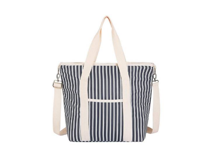 LuxusKollektion Kühltasche Kühltasche 9L 15L 29L isoliert Lunchtasche 29L B-Marineblau Streifen