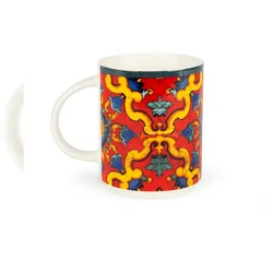 Excelsa 4er-Set Becher Trinacria aus Porzellan 30 cl mehrfarbig