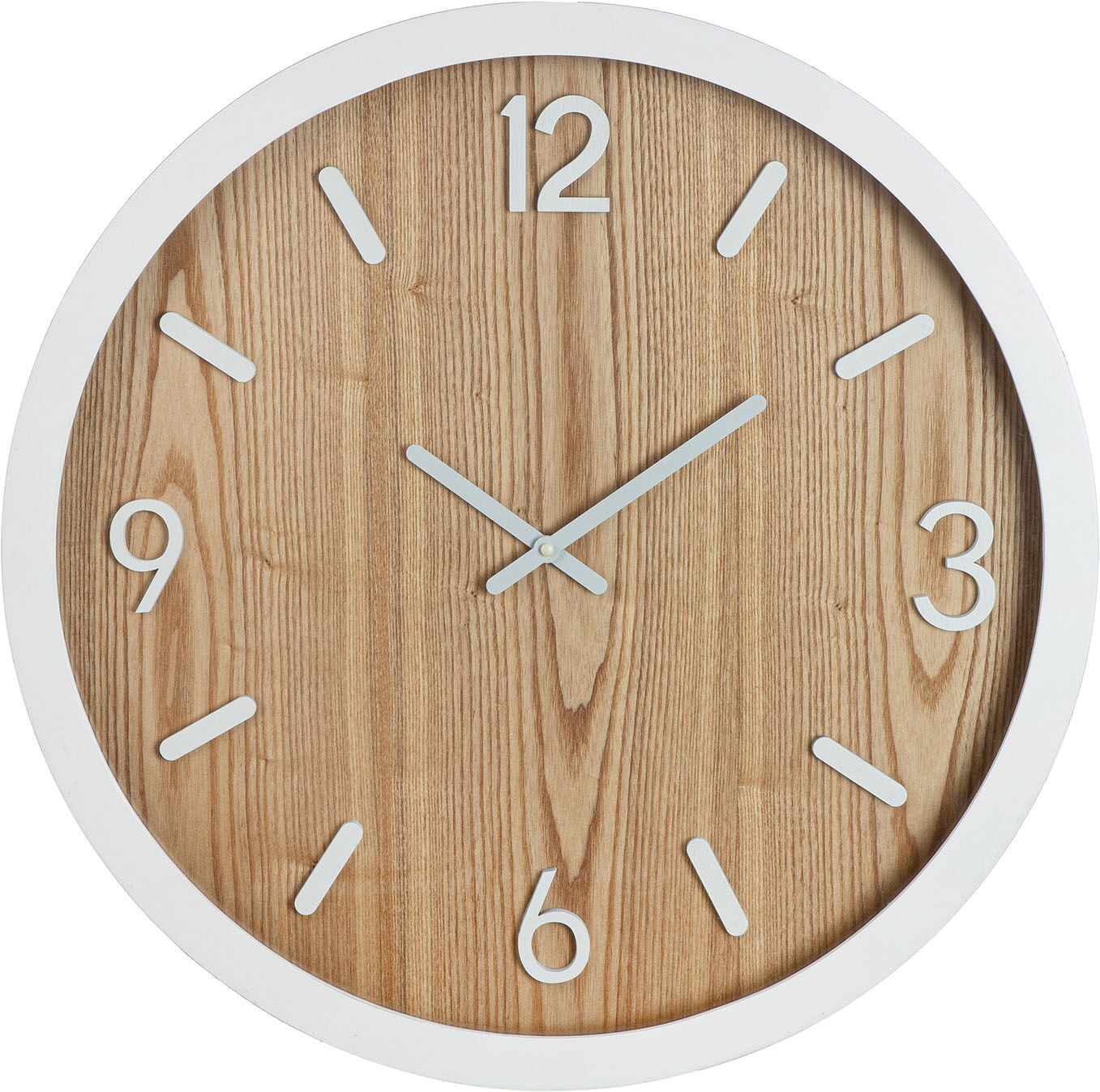 Wanduhr GILDE "Wanduhr rund Arlington", braun, B:60cm H:60cm, Wanduhren, Wanduhr