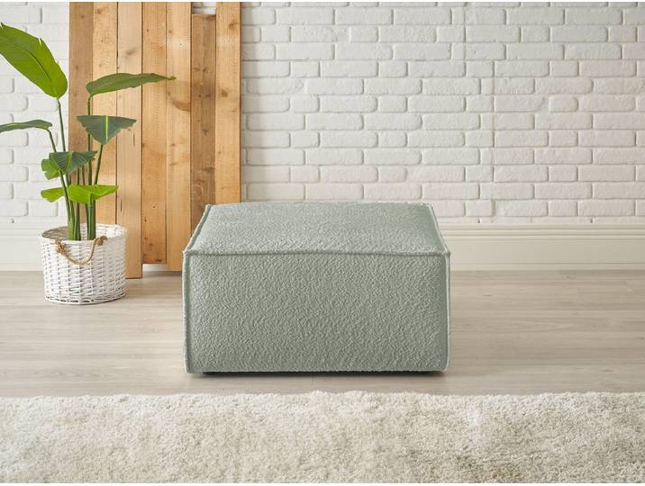 OTTO home Hocker FINNLEY Bouclé, Polsterhocker kombinierbar mit der Serie FINNLEY, passend zum Loveseat der Serie Finnley