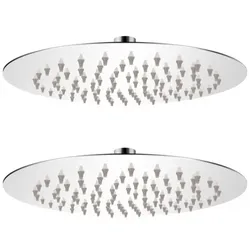 Regenduschköpfe 2 Stk. Edelstahl 1 | vidaXL