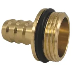 AquaCraft Schlauchverschraubung 1001000068 mit Dichtring, 1" x Tülle 19mm, messing