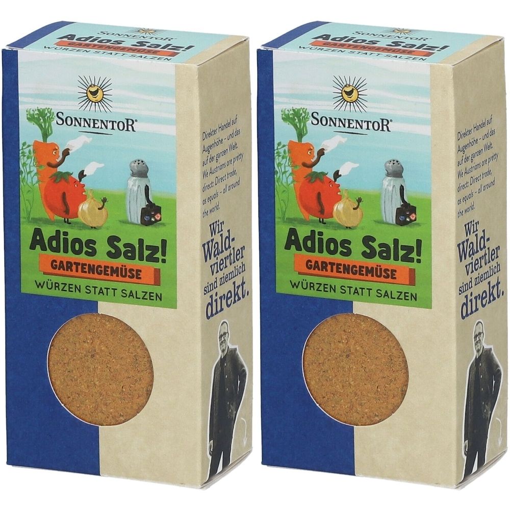 Sonnentor Adios Salz Gartgem x2 2x55 g Gewürze