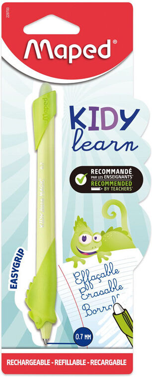 Stylo d'apprentissage effaçable Kidy Learn Magic bleu Caméléon - Maped