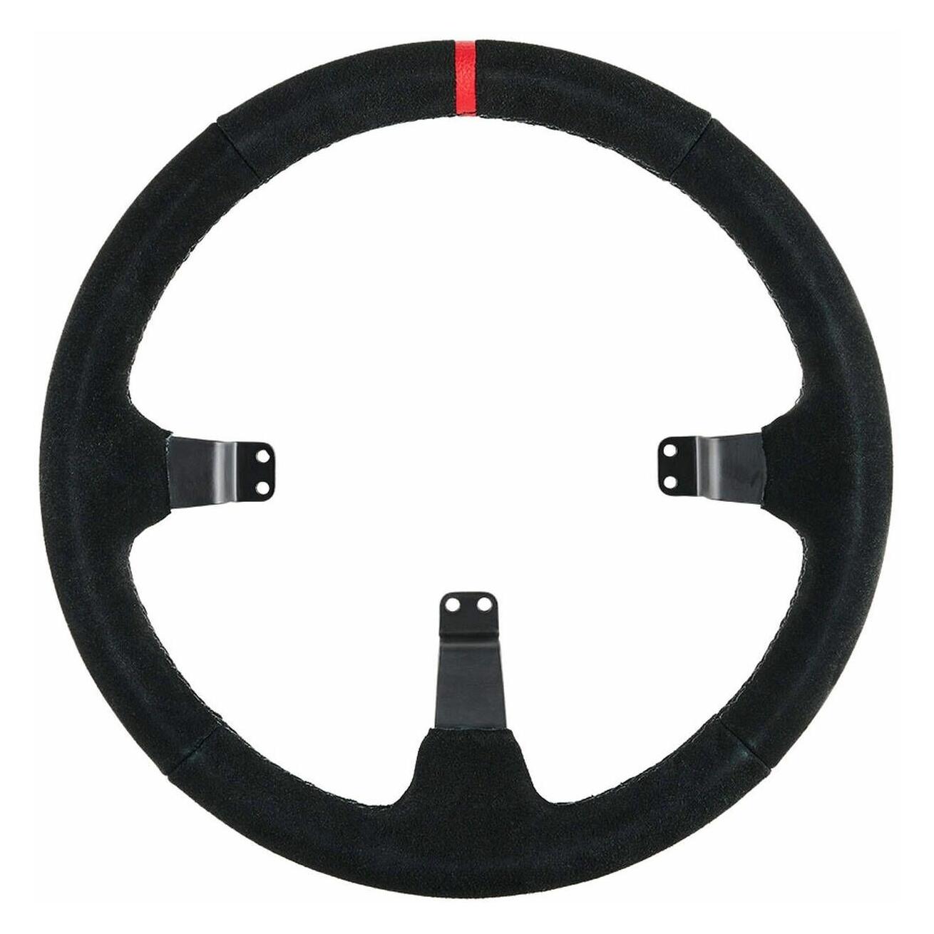 Asetek SimSports Lenkradkranz, gewölbt, 340 mm - schwarz, wildleder (PC) (40-035-0035029)
