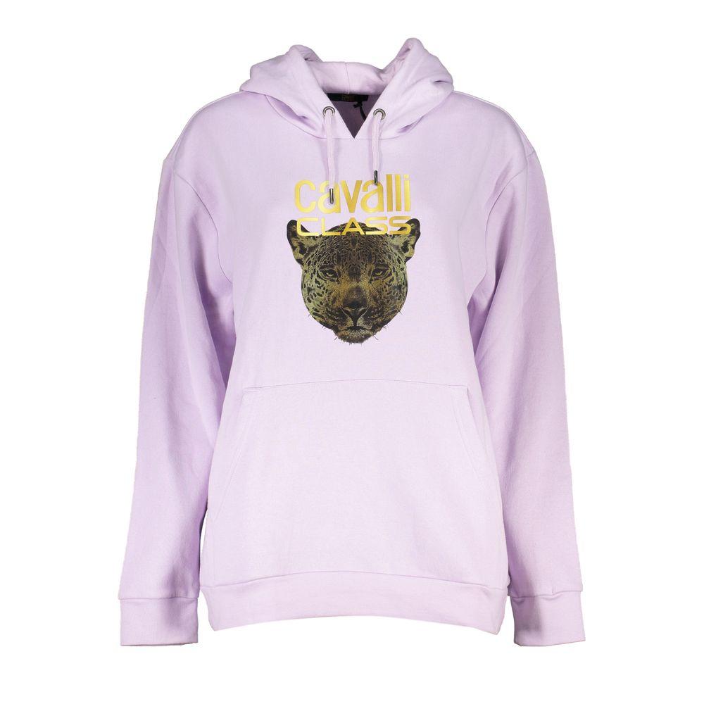 Leopard Hoodie Paars Ca28862