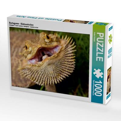 CALVENDO Puzzle Bartagame - Südaustralien 1000 Teile Puzzle quer | 1000 Teile Lege-Größe 64 × 48 cm Foto-Puzzle für glückliche Stunden