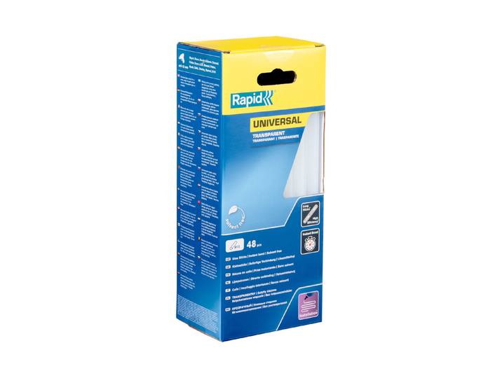 Rapid Klebesticks Transparent 12 × 190 mm 12 Stück