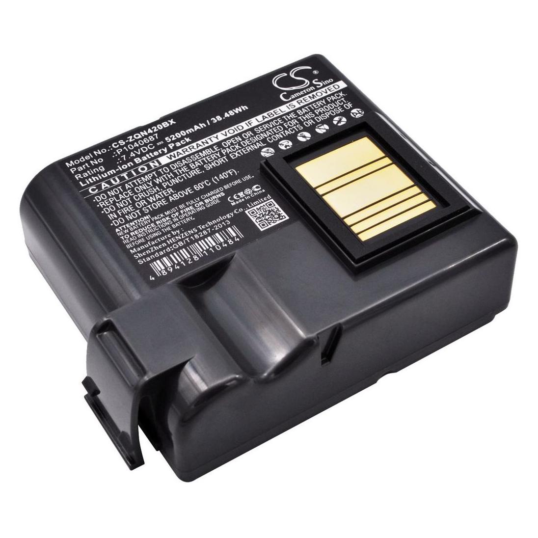 Beltrona BELZQN420BX Drucker-Akku 7.4 V 5200 mAh ersetzt Original-Akku P1040687, P1050667-016 (BELZQN420BX)