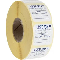 Hygiplas Etikett 25Mm Use By (1000 Stück)