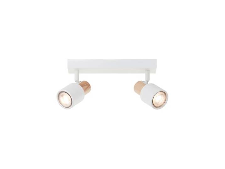 Brilliant Pini LED Spotbalken 2-flammig Dimmbar Schwenkbar Weiß/Holz
