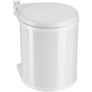 Hailo Einbaumülleimer Compact-Box M, 3555-001, für Schränke ab 40cm, Kunststoff, 15 Liter