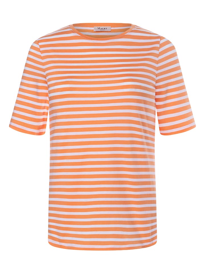 Maerz Muenchen Shirt in Orange/ Flieder - 42