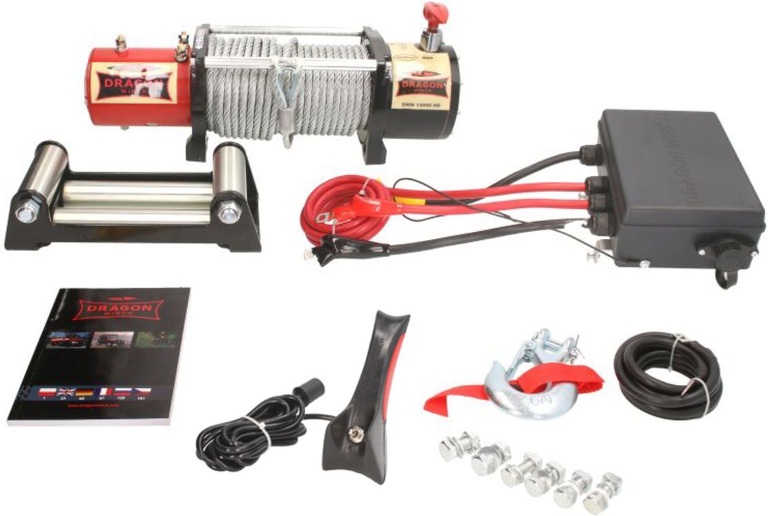 Vaijerivinssi Maastoajoneuvoihin Dragon Winch Dwm12000hd 24v
