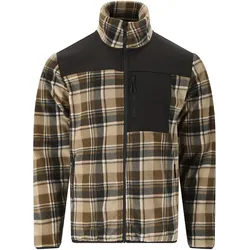 Whistler Astrali Checked Fleecejacke Herren 5370 - teak 5XL